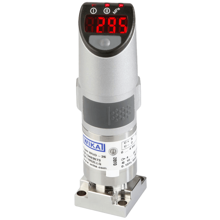WIKA Ultra High Purity Transducer with Integrated Display, Model WUD-20, WUD-25 and WUD-26